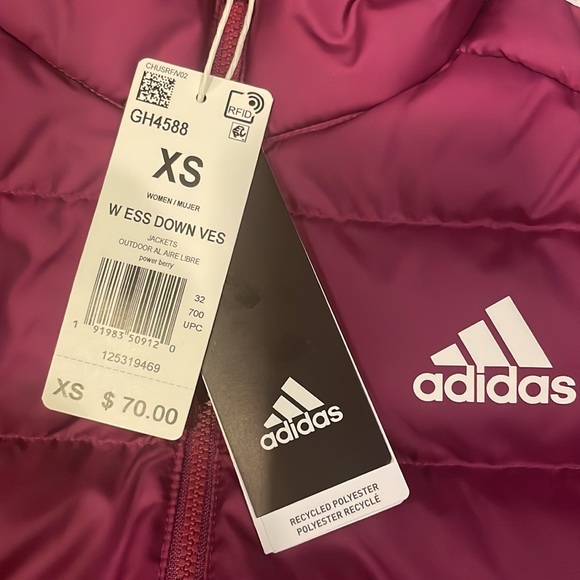 Adidas Essentials Down Vest (XS) - Picture 3 of 4
